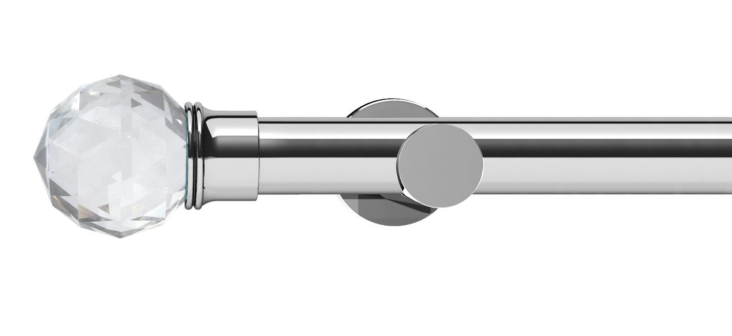 Integra Elements Capella 28mm Metal Curtain Pole - Fendow