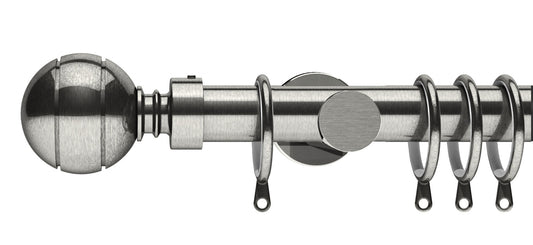 Integra Elements Lexington 28mm Metal Curtain Pole - Fendow