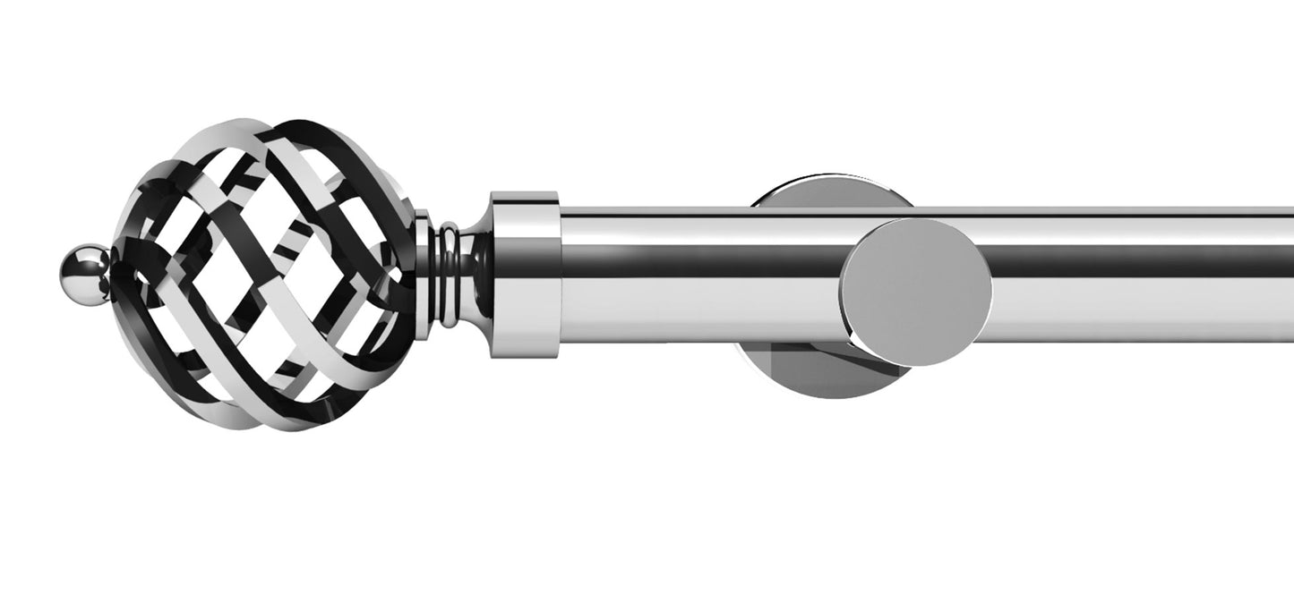 Integra Elements Titan 28mm Metal Curtain Pole - Fendow