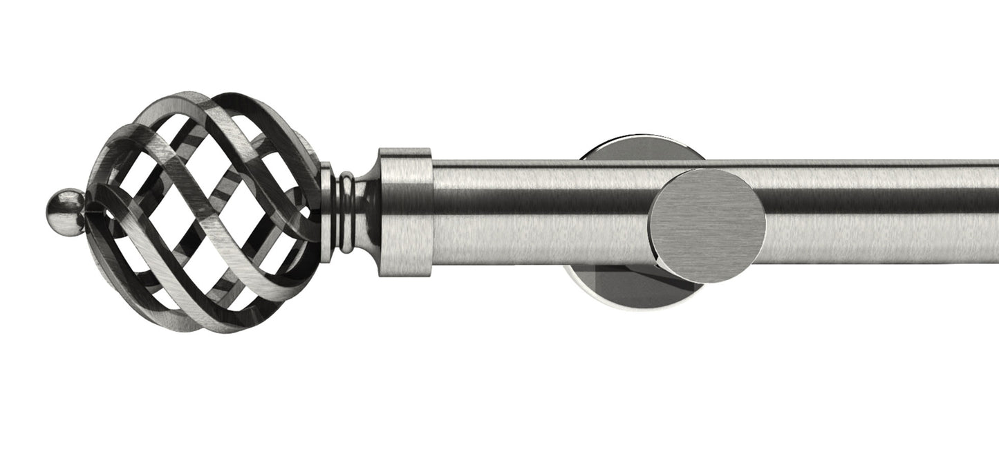 Integra Elements Titan 28mm Metal Curtain Pole - Fendow