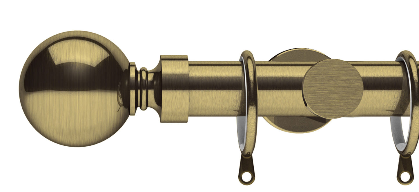 Integra Elements Belgravia 35mm Metal Curtain Pole - Fendow