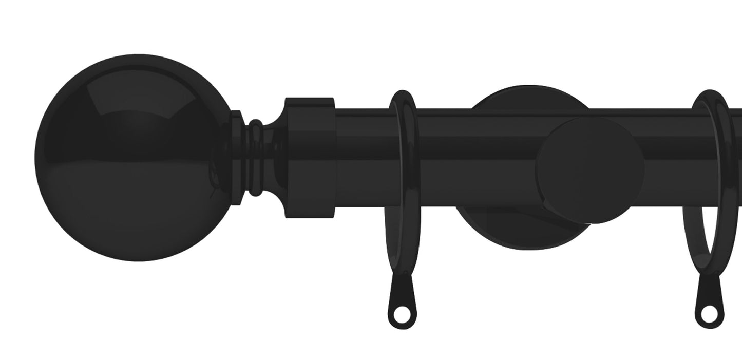 Integra Elements Belgravia 35mm Metal Curtain Pole - Fendow