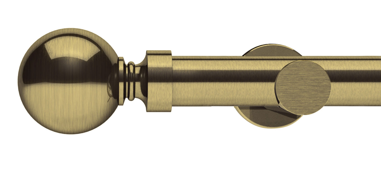 Integra Elements Belgravia 35mm Metal Curtain Pole - Fendow