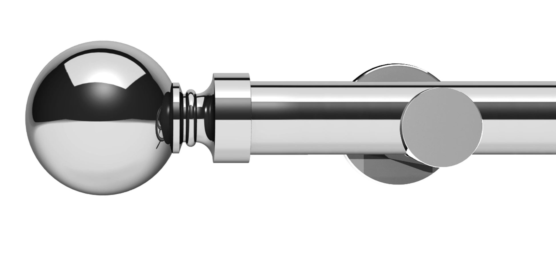 Integra Elements Belgravia 35mm Metal Curtain Pole - Fendow