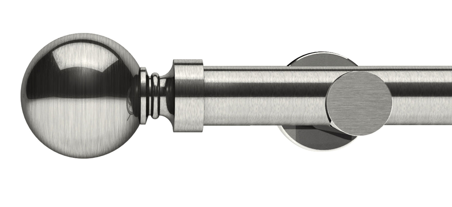 Integra Elements Belgravia 35mm Metal Curtain Pole - Fendow