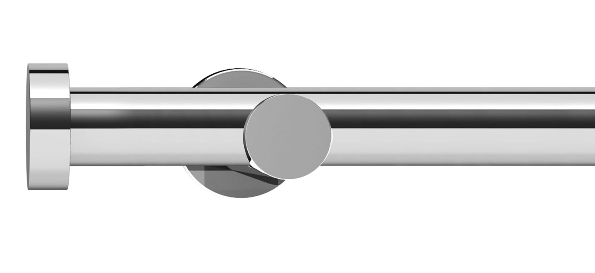 Integra Elements Stud 35mm Metal Curtain Pole - Fendow