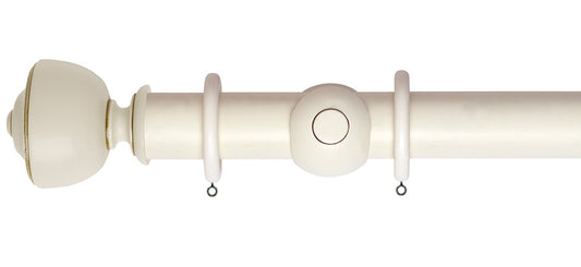 Rolls Museum Asher 35mm Wooden Curtain Pole - Fendow