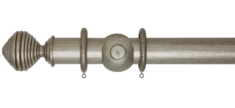 Rolls Museum Dune 35mm Wooden Curtain Pole - Fendow