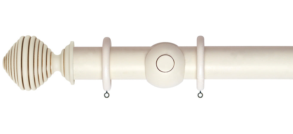 Rolls Museum Dune 35mm Wooden Curtain Pole - Fendow