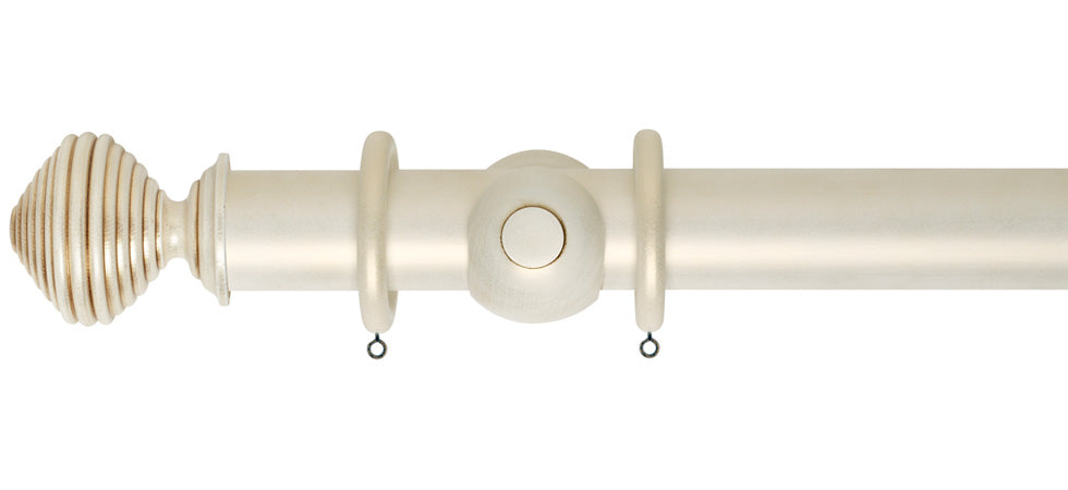 Rolls Museum Dune 35mm Wooden Curtain Pole - Fendow