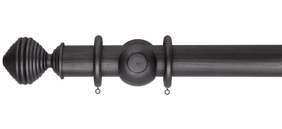 Rolls Museum Dune 35mm Wooden Curtain Pole - Fendow