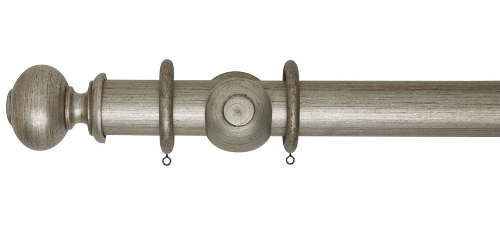 Rolls Museum Parham 35mm Wooden Curtain Pole - Fendow