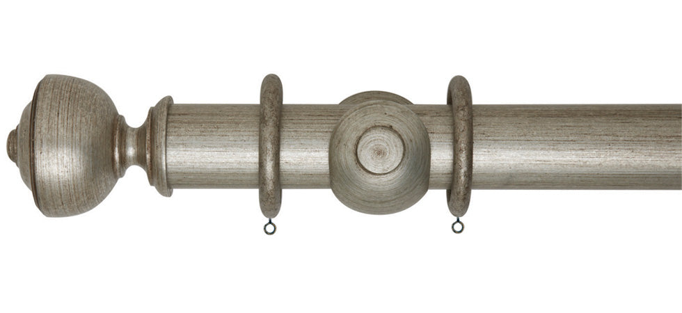 Rolls Museum Asher 45mm Wooden Curtain Pole - Fendow