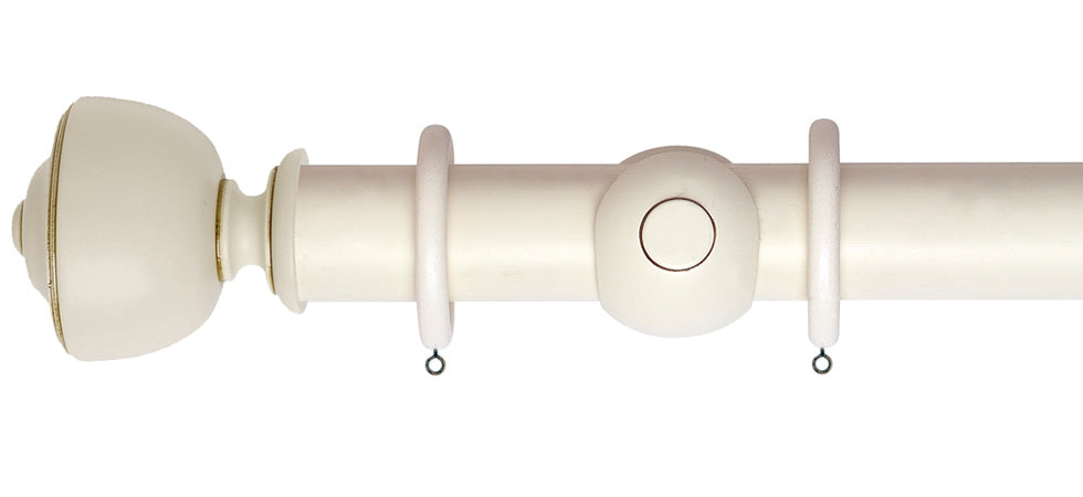 Rolls Museum Asher 45mm Wooden Curtain Pole - Fendow