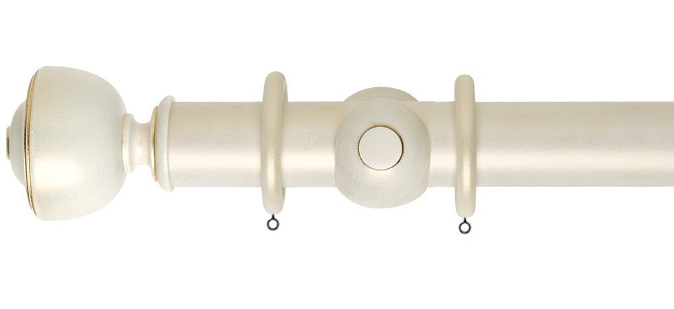 Rolls Museum Asher 45mm Wooden Curtain Pole - Fendow