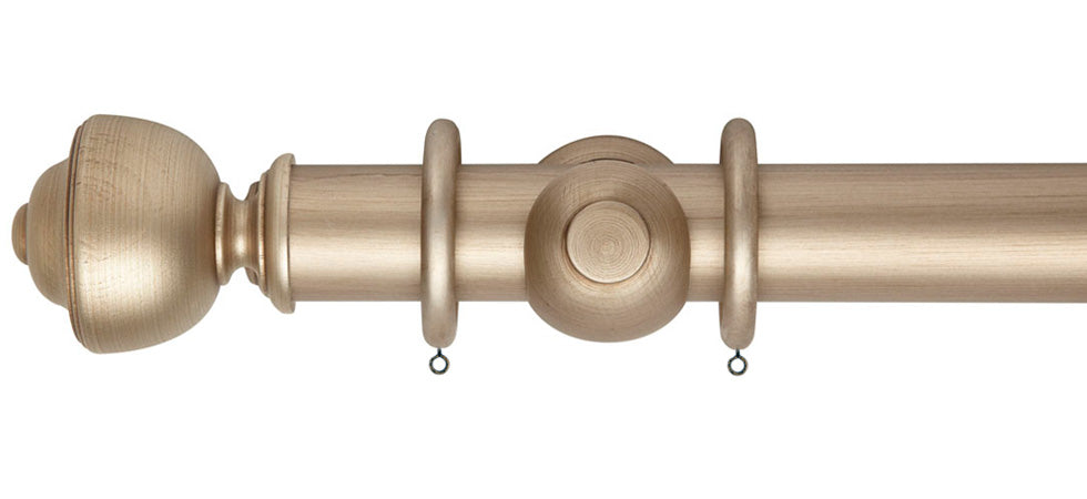 Rolls Museum Asher 45mm Wooden Curtain Pole - Fendow