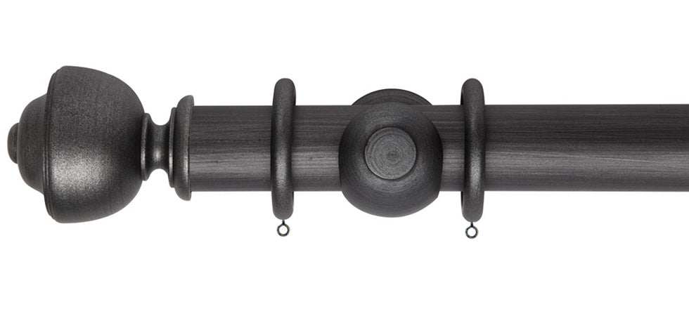 Rolls Museum Asher 45mm Wooden Curtain Pole - Fendow