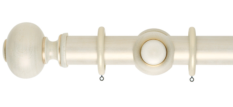 Rolls Museum Parham 45mm Wooden Curtain Pole - Fendow