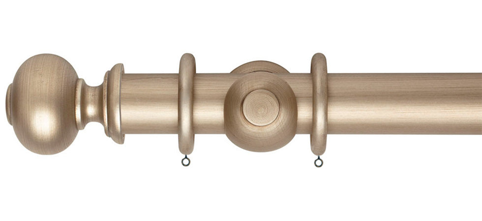 Rolls Museum Parham 45mm Wooden Curtain Pole - Fendow