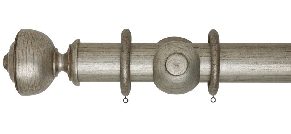 Rolls Museum Asher 55mm Wooden Curtain Pole - Fendow