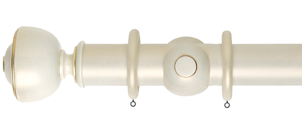 Rolls Museum Asher 55mm Wooden Curtain Pole - Fendow