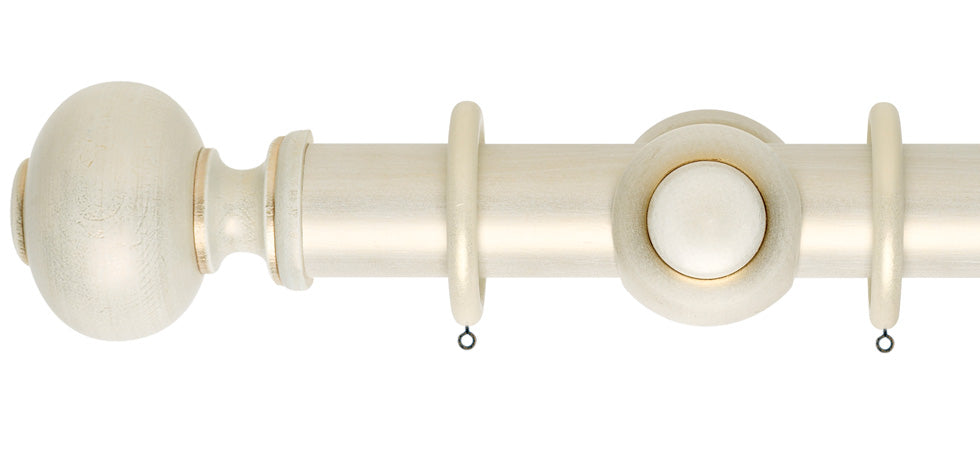 Rolls Museum Parham 55mm Wooden Curtain Pole - Fendow