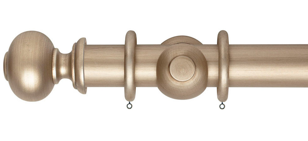 Rolls Museum Parham 55mm Wooden Curtain Pole - Fendow