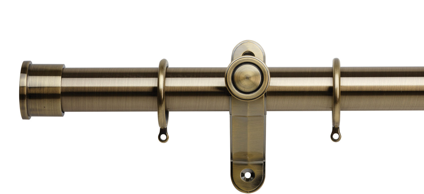 Rolls Galleria Metals End Cap 35mm Metal Curtain Pole - Fendow