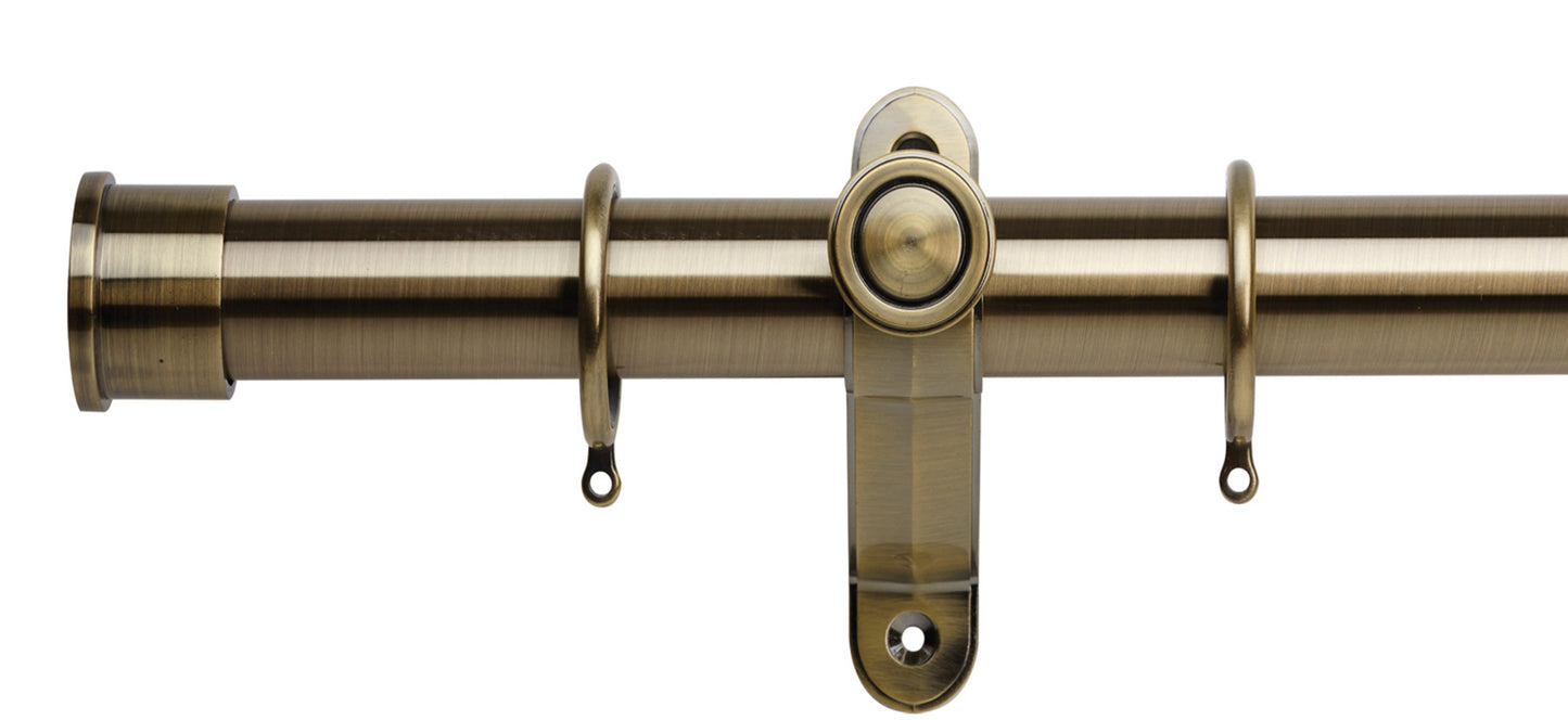 Rolls Galleria Metals End Cap 50mm Metal Curtain Pole - Fendow