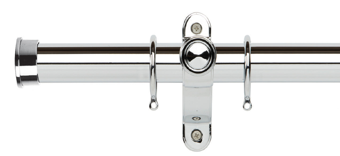 Rolls Galleria Metals End Cap 50mm Metal Curtain Pole - Fendow