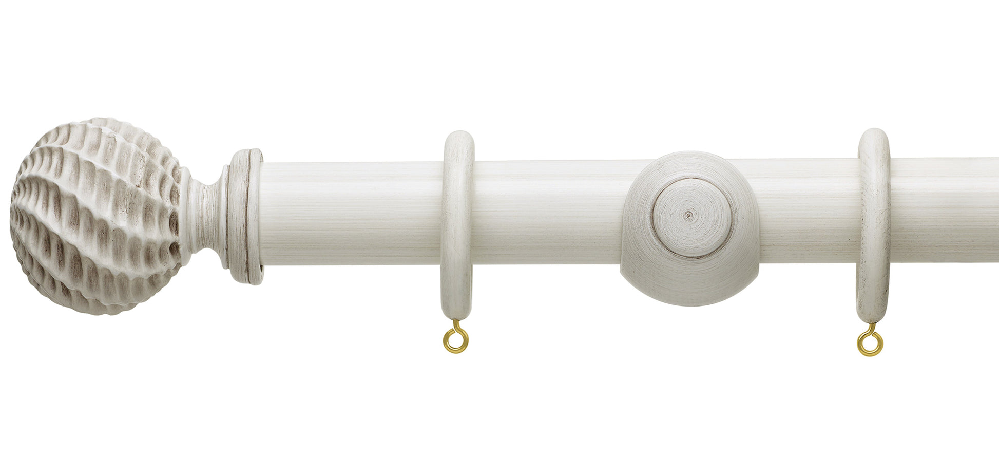 Hallis Origins Ammonite 35mm Wooden Curtain Pole - Fendow