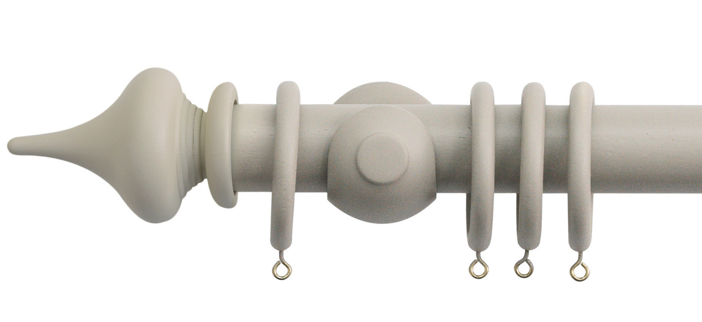 Jones Seychelles Minaret 40mm Wooden Curtain Pole - Fendow